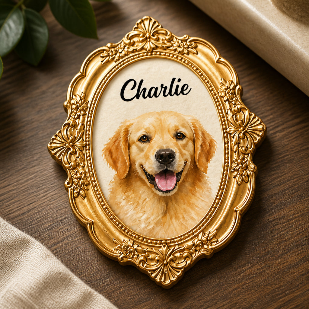 Cameo Pet Portrait Fridge Magnet - Personalized Custom Shape Fridge Magnet eb17bc0e-d8d4-4f55-8bb8-518666c8ad42.jpg
