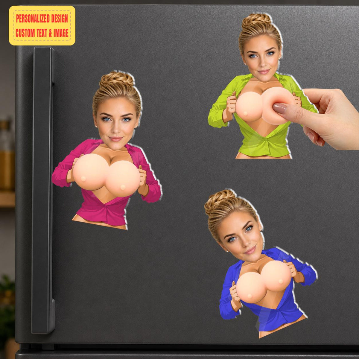 Personalized Squishy Fridge Magnet, Custom Face Fridge Magnet, Funny Photo Magnet, Gag Gift for Boyfriend, Husband, Anniversary Gift eb1a43ea-0ed6-47a2-be0d-b0b10a6a5812-5.jpg