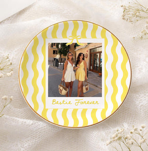 Personalized Besties Photo Ring Dish, Ceramic Best Friend Jewelry Dish, Sister Birthday Gifts For Her, Bridesmaid Striped Trinket Tray eb36e4b0-0ebc-42b9-9b80-f6d65867c798-14.jpg
