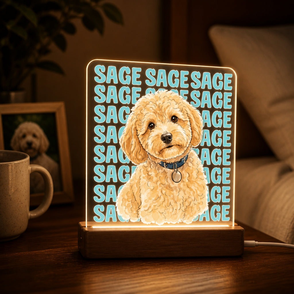 Custom Pet Portrait Night Light – Arched Name Badge - Personalized Acrylic Night Light eb3d8950-49d9-48e1-bc53-1fc79a70ac29.jpg
