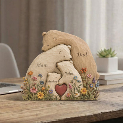 Personalized Bear Family Wooden Block, Custom Name Family Sign Home Decor, Mother's Day Keepsake, Father's Day Gift From Kids, Family Plaque eb5629f7-3eff-4c35-8912-38fe56834f0b-6.jpg