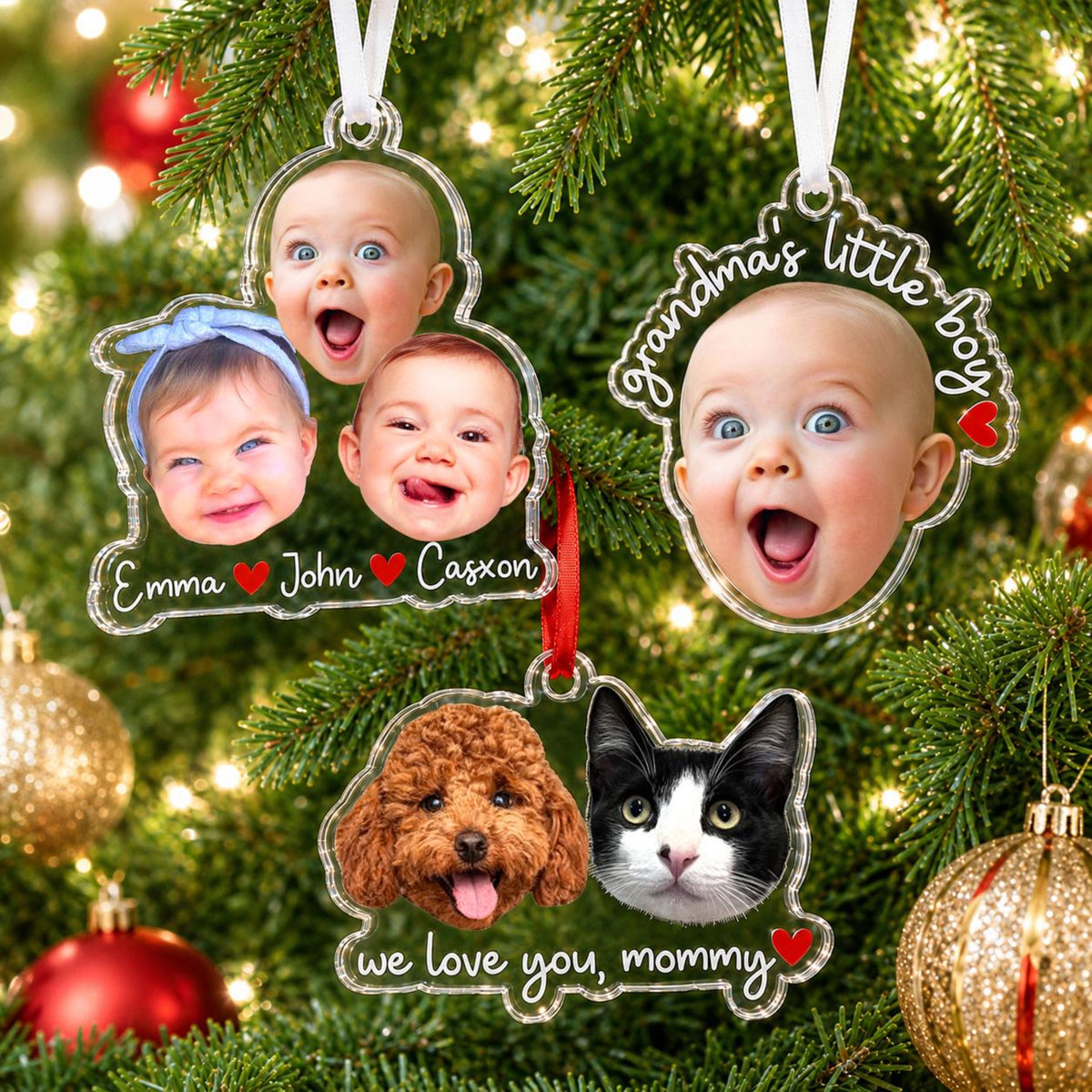 Personalized Baby Photo Ornament, Funny Baby Face Photo Keepsake, Custom Kid Photo Acrylic Ornament, Baby Christmas Gift eb5696ca-49b1-42e7-844c-f1da0d7f5015-2.jpg