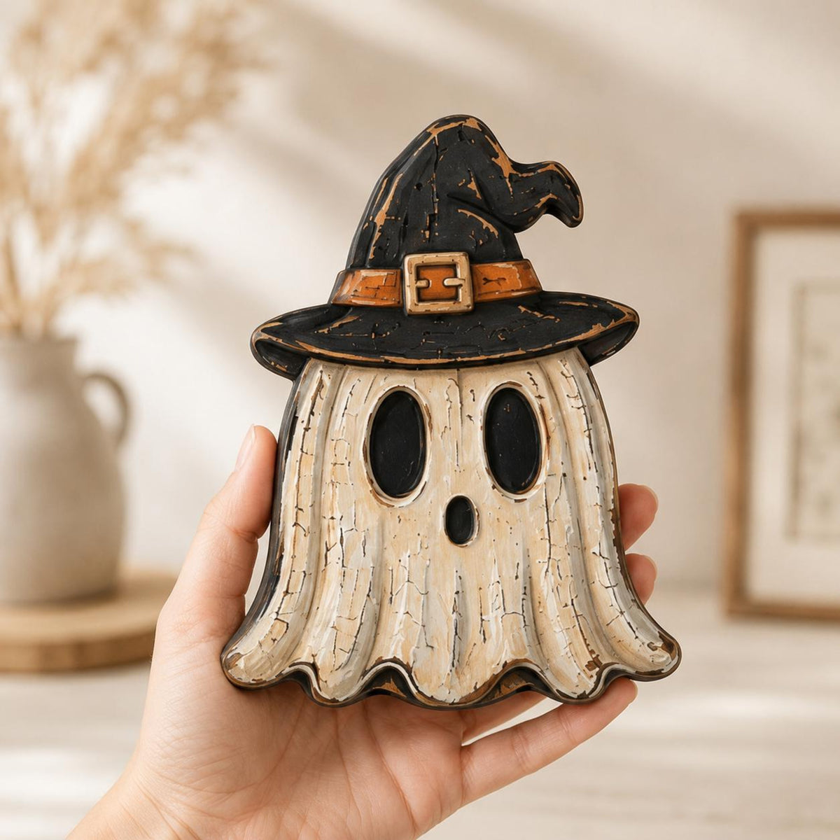 Rustic Halloween Wooden Shelf Sitters | Spooky Farmhouse Tiered Tray Decor | Whimsical Fall Mantel Display eb715578-35b4-417b-8c5f-192b57058ae5-1.jpg