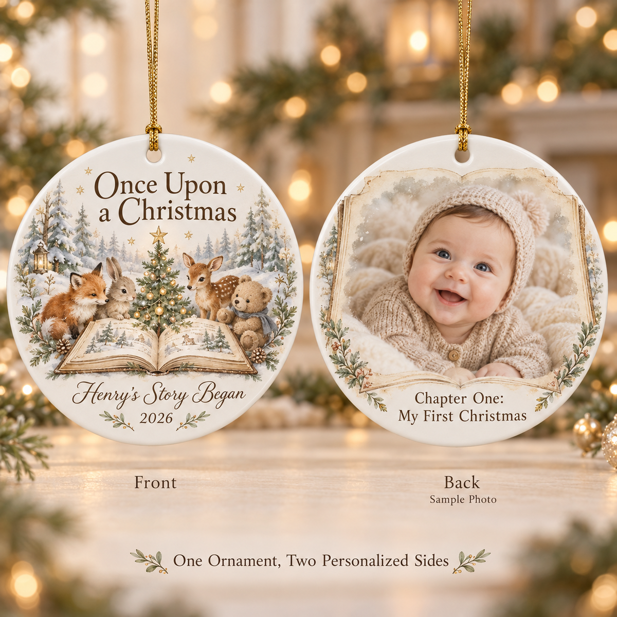 Personalized Baby’s First Christmas Photo Ornament 2026, Double-Sided Woodland Storybook, Custom Name Keepsake, Gift for New Parents eb75d0c0-963d-49ff-8998-1b516c739809-7c3cb5c0-48b4-4778-a224-3315b714ca64.png