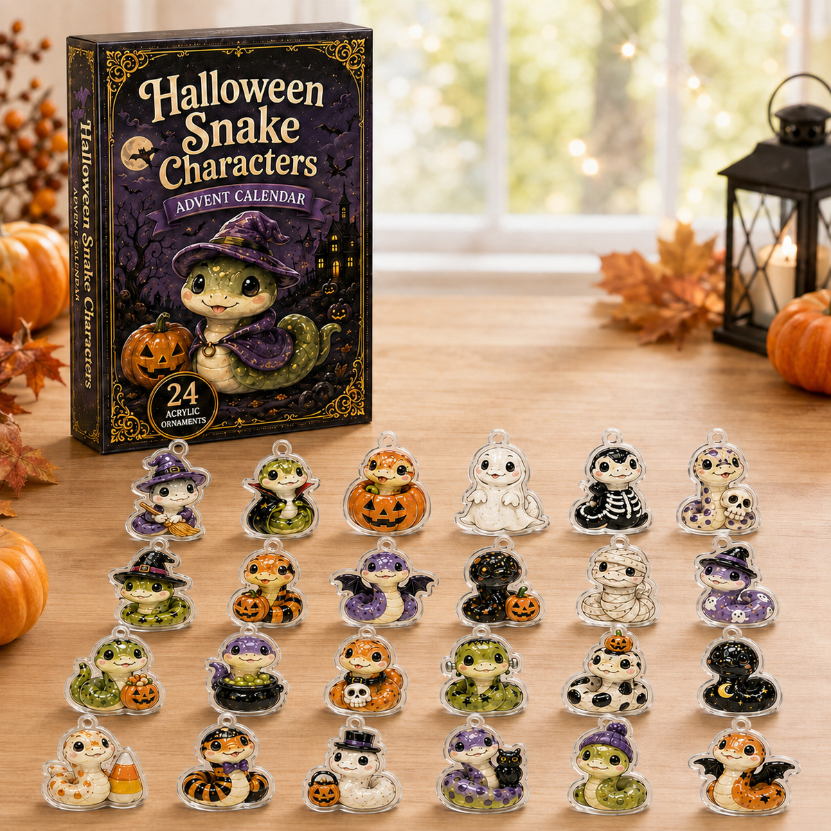 Spooky Snake Advent Calendar 2026 - 24-Day Festive Countdown, Acrylic Charms Blind Box - Gift For Snake Lovers eb7a87a1-8b03-4f93-9140-62accbc1343a-box-charms.png