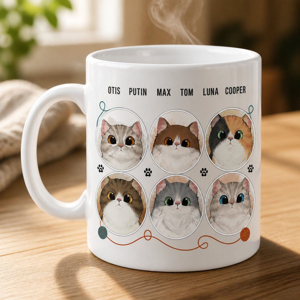 Best Cat Dad Mug – Watercolor Pet Portrait Collage - Personalized Mug eb7ba83e-ced2-4e4e-b826-faa1f5db2ba9.jpg