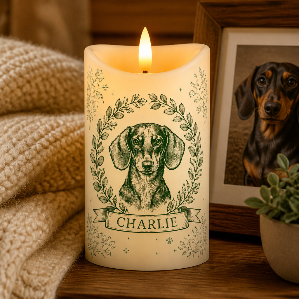 Custom Pet Portrait Botanical LED Candle - Personalized Custom Led Flameless Candle eb81635f-89f4-4a54-94bf-0cc65a601836.jpg