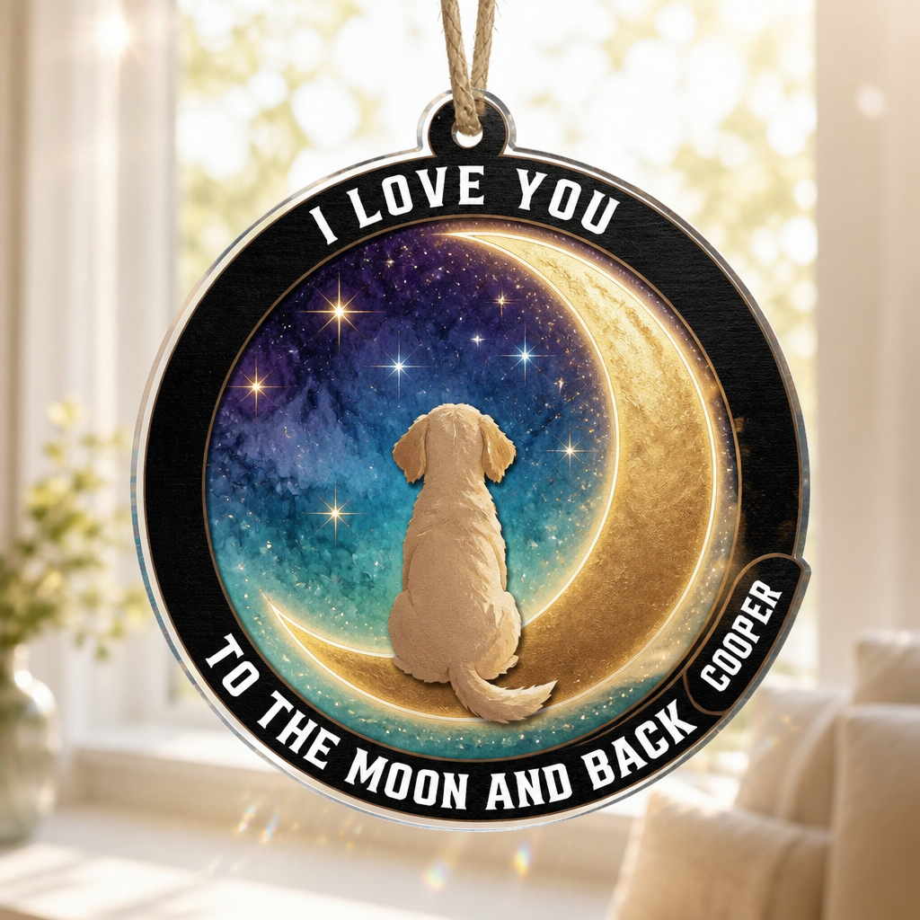 Moon & Back Dog Suncatcher – Personalized Pet Name - Personalized Suncatcher Ornament eb86a761-ea74-4c5d-ac04-b79faee95424.png