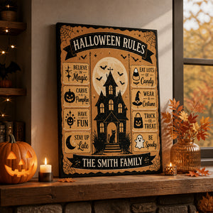 Halloween Rules Personalized Family Canvas - Personalized Canvas ebab6fe1-e826-44c3-9c7c-1b9e0cd1c094.jpg