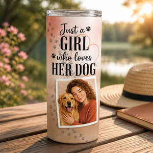 Just a Girl Who Loves Her Dog — Custom Portrait Tumbler - Personalized Tumbler ebb6ae20-cb14-44a1-bf38-c1787dbd7b63.jpg