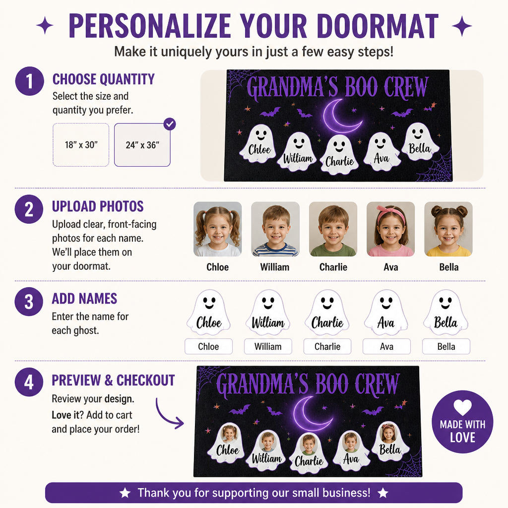 Grandma's Boo Crew Halloween Doormat – Personalized Grandkids Names - Personalized Doormat ebdfb8d9-b868-44d0-95d5-1ff627602cf3.jpg