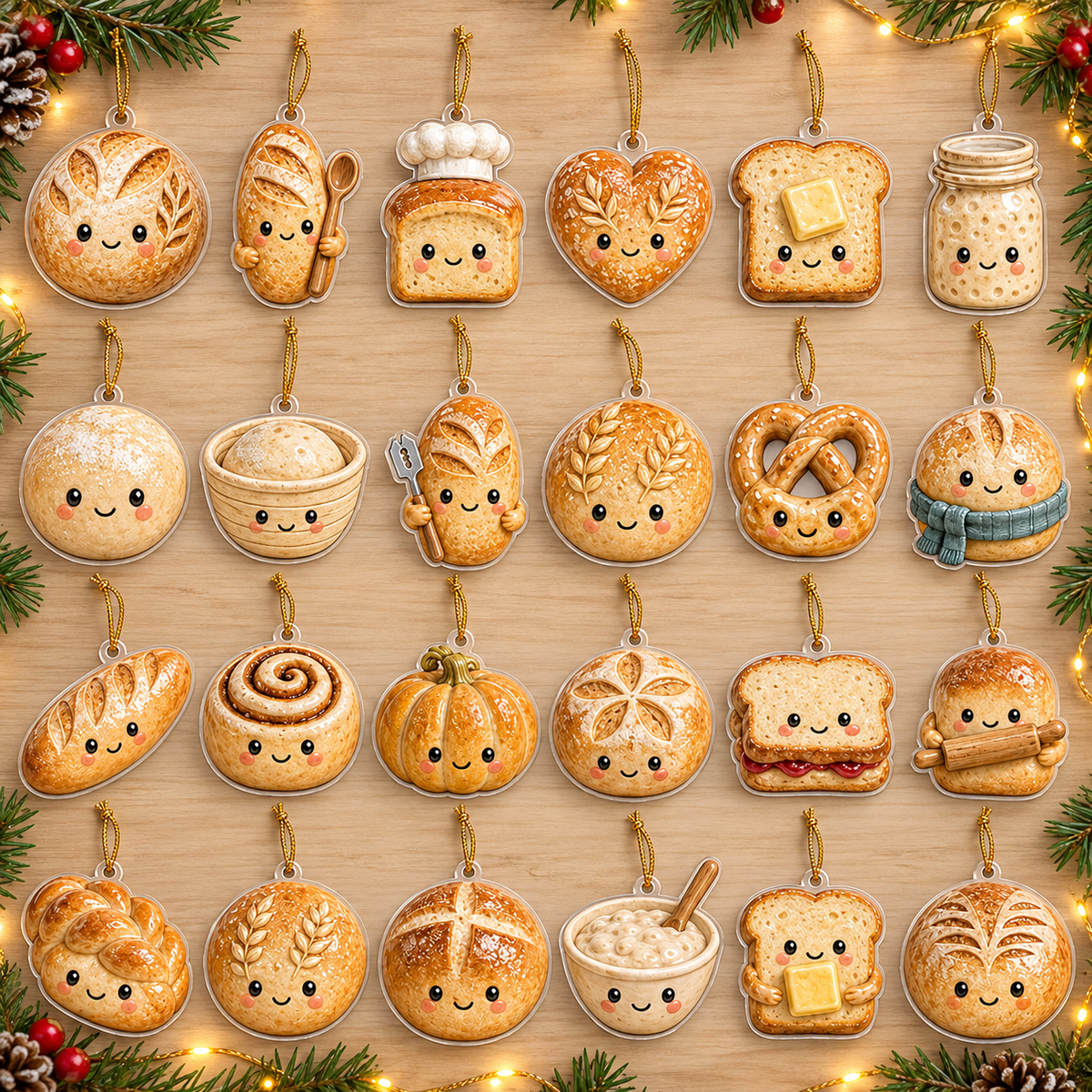 Sourdough Lovers Advent Calendar 2026 - 24-Day Festive Countdown, Acrylic Charms Blind Box - Gift For Baking Lovers ec0ec498-c2cd-492c-966c-584c0b17581a-sourdough-charms.png