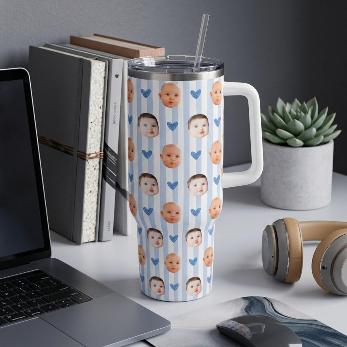 Personalized Baby Face 40oz Tumbler, Striped Baby Photo Cup, New Mom Dad Tumbler, Funny Gift For Grandma Grandpa, Kids Face Keepsake Tumbler ec1ab6b6-3015-4758-8838-53e2efa9024f-5.jpg