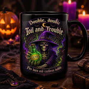 Personalized Cauldron Mug – Double, Double Toil and Trouble (Name on Potion) - Personalized Halloween Black Ceramic Witch Mug ec2d9da7-98b4-44cc-95cb-0c085e032382.png