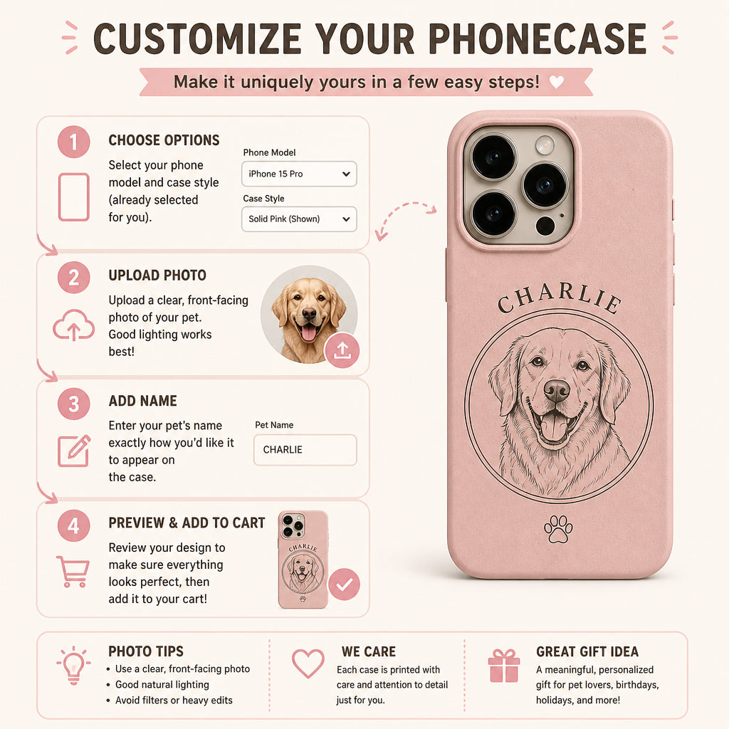 Custom Pet Portrait Phone Case – Sketch Name Medallion - Personalized Phonecase ec6e9ec1-40cc-4340-b9db-7dd15a3c71eb.jpg