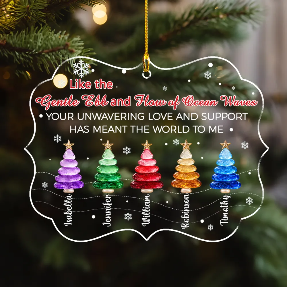 Glass Christmas Tree Sisters Love - Personalized Shape Acrylic Ornament - Chirtsmas Gift For Sisters, Bestie, Friends ec7685af-f308-4eef-87da-50eab6957c66-2_converted.png