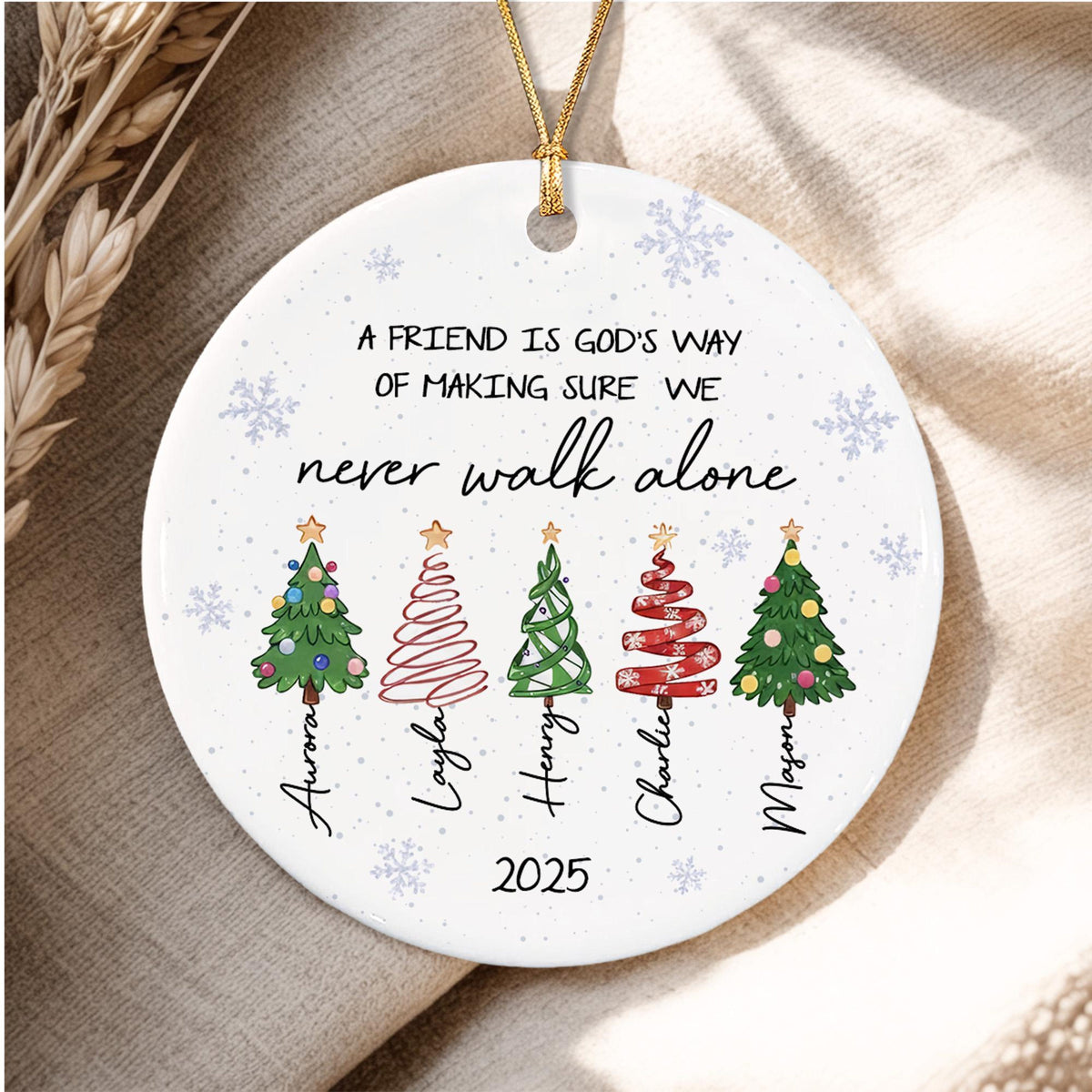Personalized Friends Forever Ornament 2026, A Friend is God Way Ornament ec79ef48-a94f-41a4-bc18-05f1c9239a33-7.jpg