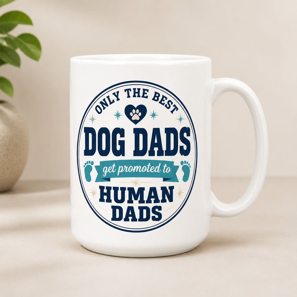 Dog Dads Promoted To Human Dads – Pet Portrait Pregnancy Reveal Mug - Personalized Mug ec882bba-8fbf-4782-8fea-edf502e0fa82.jpg