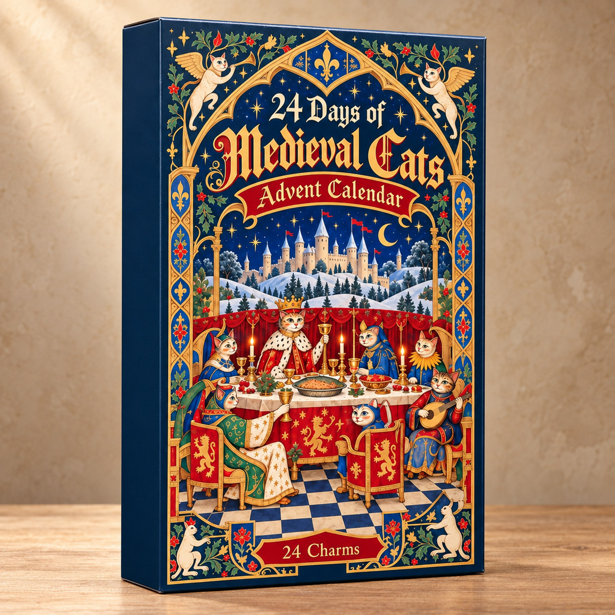 Medieval Cats Advent Calendar , 24 Acrylic Cat Charms, Christmas Blind Box, Whimsical Cat Lover Gift, Fantasy Holiday Countdown ec8aed48-201f-4137-bd42-d8a826014fcb-H-p-l-ch-M-o-Trung-C-2.png