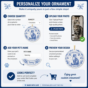Blue Toile Cat Memorial Ornament – "I'm Always With You" – Custom Pet Name - Personalized Ornament ec90af70-dc4a-4d47-afe2-bd5833cfbdd0.jpg