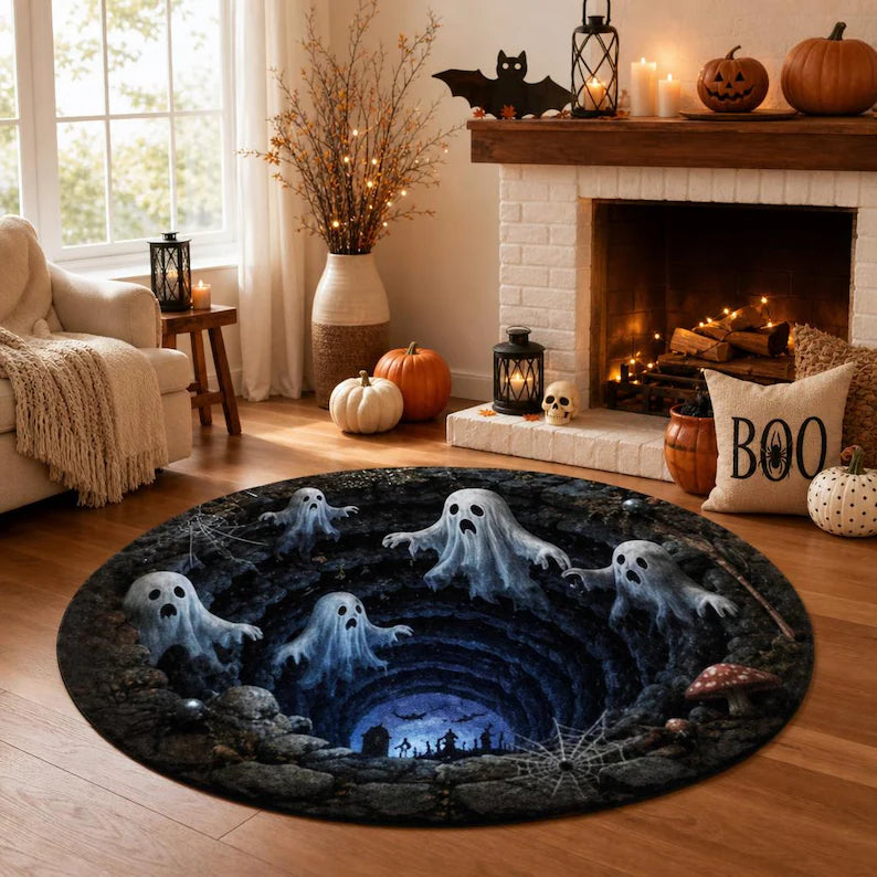 Ghost Vortex 3D Round Rug, Spooky Ghost Optical Illusion Hole Floor Mat, Gothic Halloween Non Slip Area Rug for Haunted Home Party Decor ec934849-96d4-4c68-bce0-cc405ace70a4-sfgfg-3-.jpg