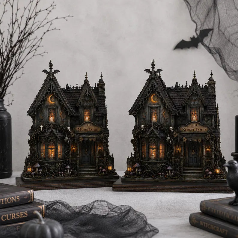Personalized Haunted House Wooden Block, Gothic Family Name Sign, Halloween Home Decor Haunted Mansion Decor, Dark Academia Wooden Keepsake eca5cb49-9282-40ce-a3a6-1d4f543bb107-cxvcxvcc-1-.webp