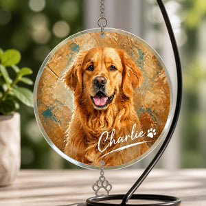 Custom Oil-Paint Pet Portrait Mug with Name - Personalized 1 Layered Suncatcher with Charm eca8b0a4-702d-4fe3-9698-fa5fa515759b.jpg
