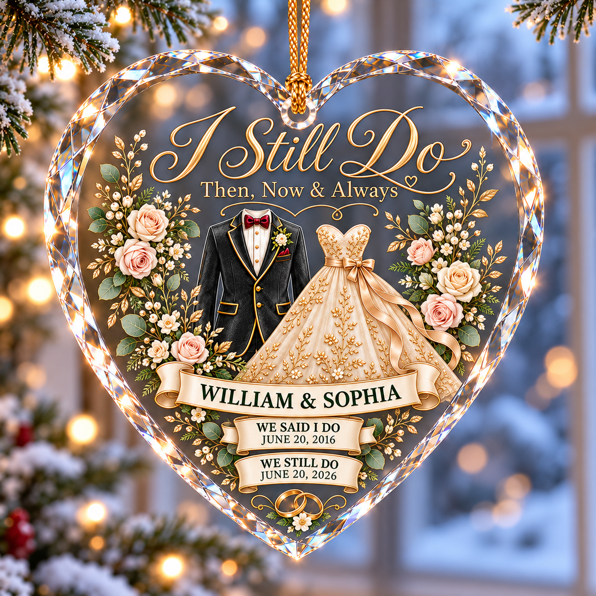 Personalized Vow Renewal Heart Ornament – I Still Do, Custom Names and Wedding Dates, Anniversary Christmas Keepsake Gift for Couples ecc10d3d-f17a-492c-8c72-8e11a47a5040-I-Still-Do-Crystal-Vow-Renewal.png
