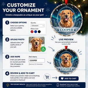 Custom Pet Photo Crystal Ornament – Winter Night Cameo - Personalized Crystal Ornament eccfef26-a2aa-4e45-bb5d-51be1689630c.jpg