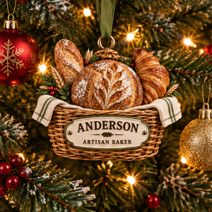 Personalized Artisan Bread Basket 3D Ornament, Custom Name Baker Christmas Ornament, Bread Lover Gift ecdaedc1-401a-4b3a-a727-e1d528f0bbd6-artisan_baker_mockup_4_tree.png
