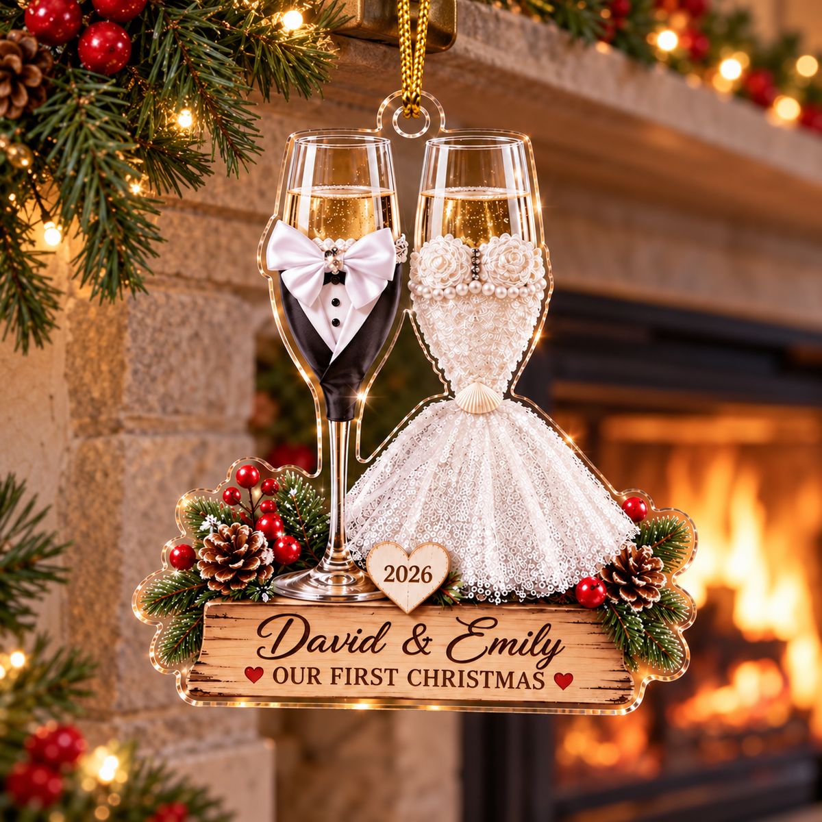 Personalized Our First Christmas Married Ornament 2026, Custom Couple Names, Bride Groom Acrylic Ornament, Newlywed Wedding Gift eceead1b-27ca-4c46-9107-95a9372aed19-banner-2.png