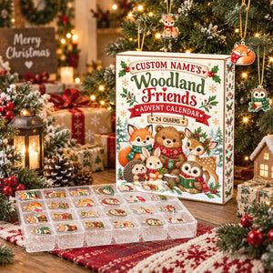 Personalized Woodland Friends Advent Calendar Box, Custom Name 24 Charm Christmas Countdown, Kids Holiday Keepsake Gift ed0e5ef1-59d8-43ca-9319-1b0272bfdabd-il_fullxfull.8540633686_ilya.jpg