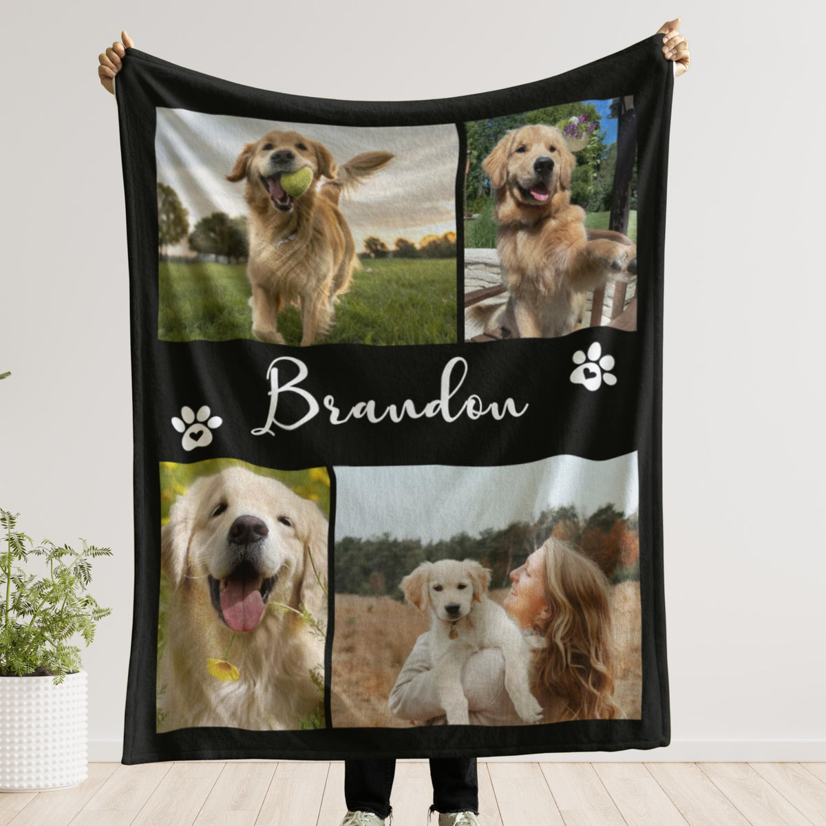 Dog Picture Blanket With Text, Memorial Pet Face Loss Keepsake Gift, Customized Name Photo Blanket Collage, Cat Pet Owner Gift ed11070b-1199-4da4-8ae8-f0d0c3156641-il_fullxfull.7396854428_dt0l.jpg