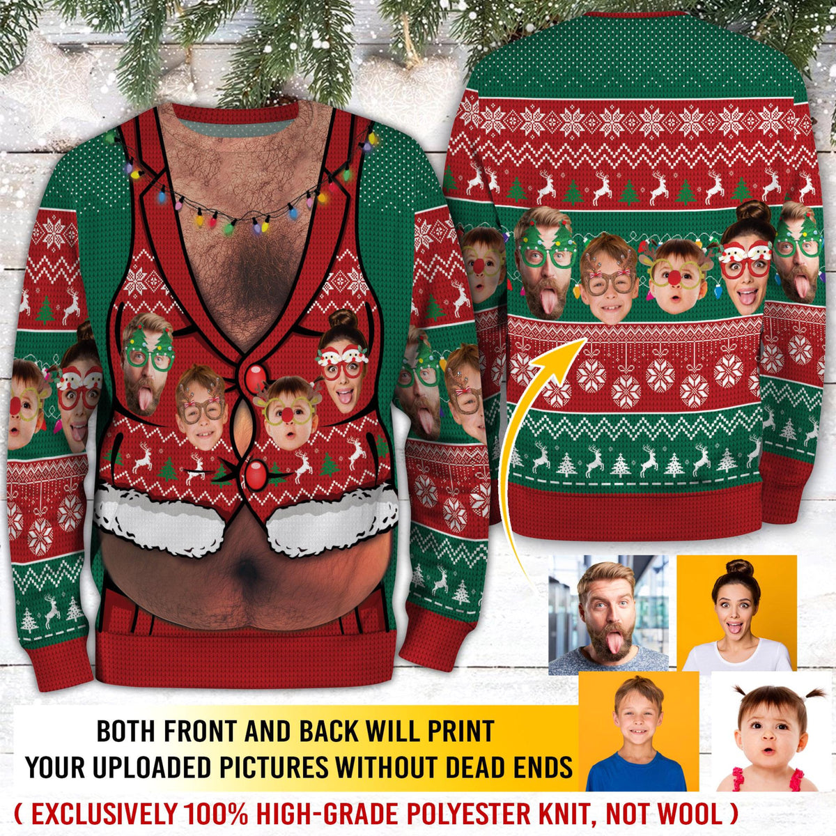 Personalized Face Pattern Ugly Christmas Sweater | Custom Festive Red Holiday Sweatshirt ed136a3f-c384-4001-802f-d67332173270-8.jpg