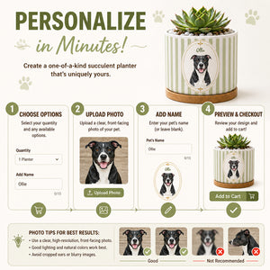 Custom Pet Portrait Planter – Botanical Medallion Wrap - Personalized Mini Glass Plant Pot ed2f94f9-9d07-47d4-bc8d-462ba8e2cfb7.jpg