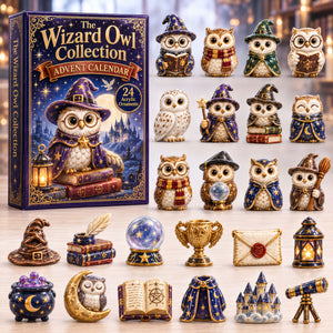 Wizard Owl Collection Advent Calendar 2026 - 24-Day Festive Countdown, Acrylic Charms Blind Box - Gift For Owl Lovers ed39fefc-de34-43d6-8473-4970d8a1bd42-wizard-owl.jpg