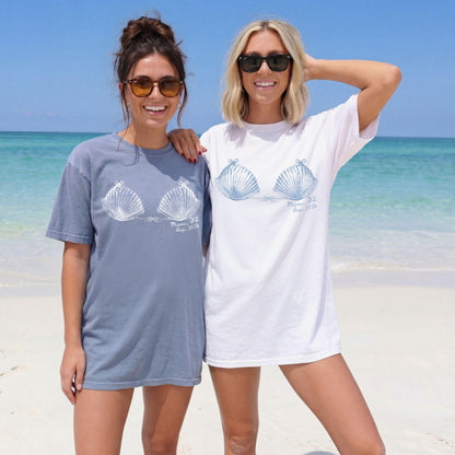 Custom Seashell Comfort Colors Shirt, 90s Retro Shell Bach Bikini Tee, Coastal Beach Bachelorette Party, Last Toast, Bra Bach Bridal TShirt ed46987b-637f-457e-92bf-ee6ba09eeb67-banner-4.jpg