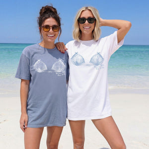 Custom Seashell Comfort Colors Shirt, 90s Retro Shell Bach Bikini Tee, Coastal Beach Bachelorette Party, Last Toast, Bra Bach Bridal TShirt ed46987b-637f-457e-92bf-ee6ba09eeb67-banner-4.jpg