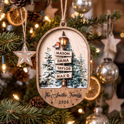 Family Names Christmas Ornament, Family of 3 4 with Pets, up to 20 Members, Personalized Family Ornament, 2-Layered Wood Ornament With Names ed4d1823-4b11-4a8d-855c-9ddc0d0b781f-2.jpg