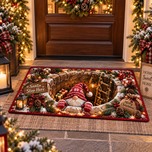 3D Christmas Gnome Doormat, Santa Stop Here Holiday Door Mat, Merry Christmas Porch Rug, Festive Front Door Decor ed6253f0-a57b-409a-a68c-d2ee988236e2-o4.png