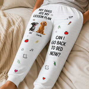 Teacher Humor Chalkboard Sweatpants – 2 Pet Photo + Names - Personalized Sweatpants ed767023-cd26-43c5-b8e0-6d7b8a3b8af5.jpg