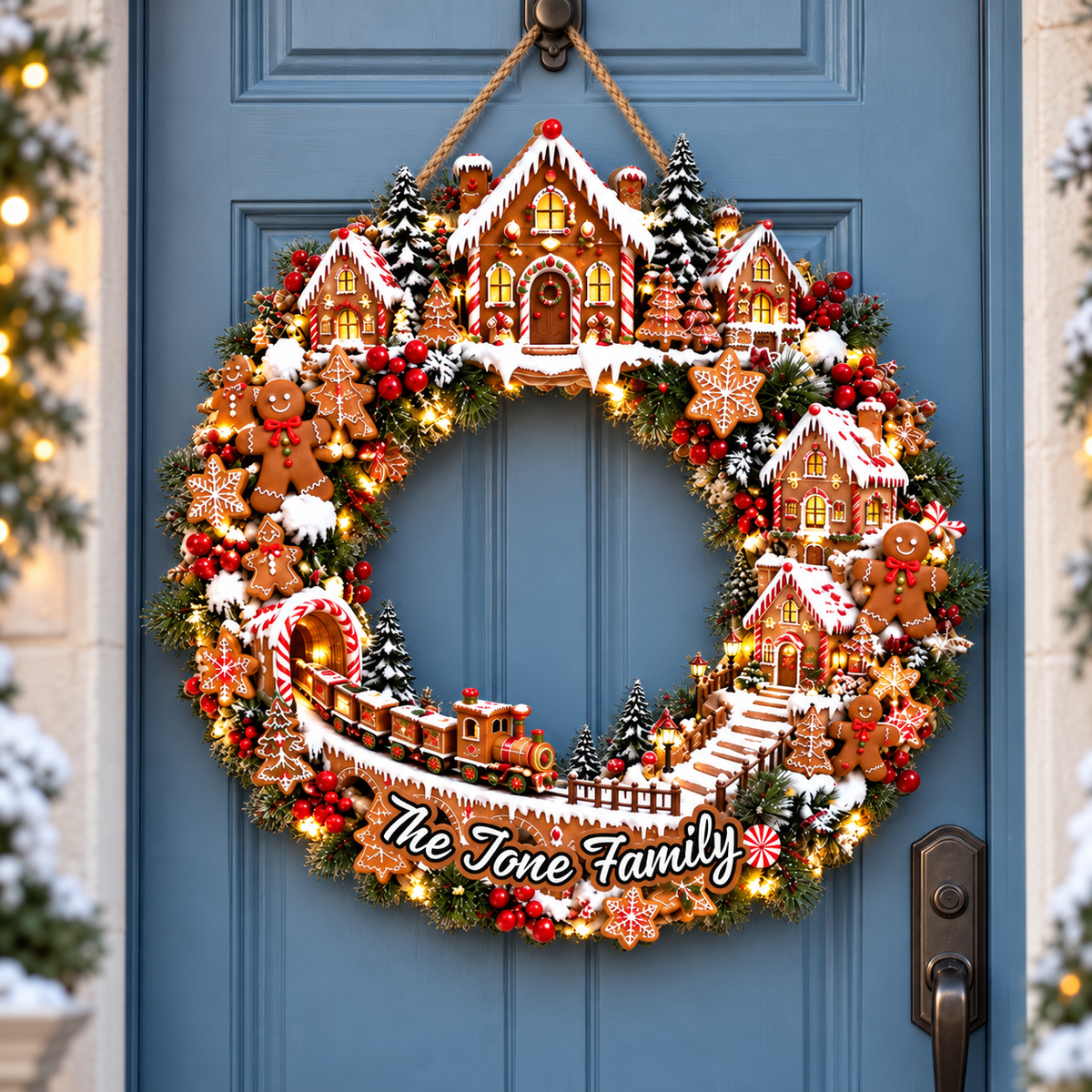 Gingerbread Christmas Wreath - Personalized Gingerbread Christmas Wreath, Candy Cane Holiday Door Wreath, Peppermint Christmas Door Decor edb3d81e-72c6-414b-bf58-340488ed6fbe-b2e8595b-8774-43c1-8f40-1a9ce69618a2.png