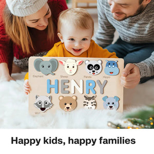 Custom Name Puzzle with Animals, Personalized Baby Gift, First Birthday Gift, Christmas Present, 0-3 Years Personalized Toy edb997f2-6d6d-4552-bf39-f9a513143996-ghffhfg-1-.jpg