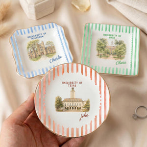 Custom University Ring Dish, Graduation Trinket Tray, Class of 2026 Jewelry Tray, University Spirit Striped Dish, Senior Night Gift edd9d256-cb79-4731-b01e-a511d15f3bee-2.jpg