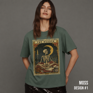 Comfort Colors The Reader Tarot Card Shirt, Skeleton Reading Shirt, Unisex Tarot Card Shirt, Book Lover Gift, Bookish Gift,Tarot Lover Gift ee13f838-4552-4ab2-857c-d5f274fac942-b84e7cb9-9ab9-4bae-acca-88f28504a1c2.png