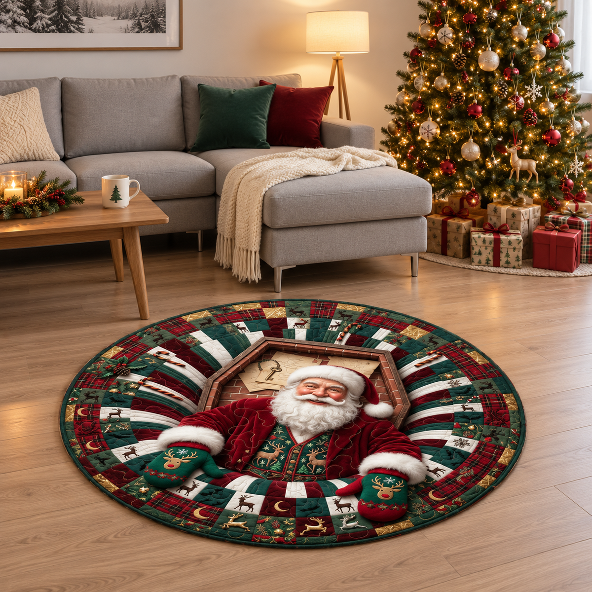 3D Santa Illusion Doormat, Vintage Christmas Floor Rug, Festive Xmas Gift ee17bdfc-3e6d-4e00-a889-356a1226df58-89405433-cdb1-4160-b09e-84e6ab77e85f.png