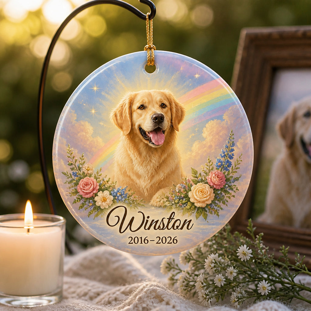 Rainbow Bridge Pet Memorial Photo Ornament - Personalized Ornament ee1ac913-ae29-494d-ae56-4641a5e570f7.jpg