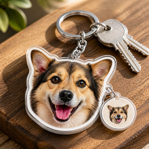 Custom Face Keychain with Mini Charm - Personalized Custom Shape Keychain With Charm (1 Layered) ee25251a-036d-4e5d-a3a2-9364540f2964.jpg