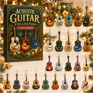Acoustic Guitar Advent Calendar 2026 - 24-Day Festive Countdown, Acrylic Charms Blind Box - Gift For Guitar Lovers ee46c951-e71c-4d5a-bbde-88fc4bc26c3f-guitar-text.png