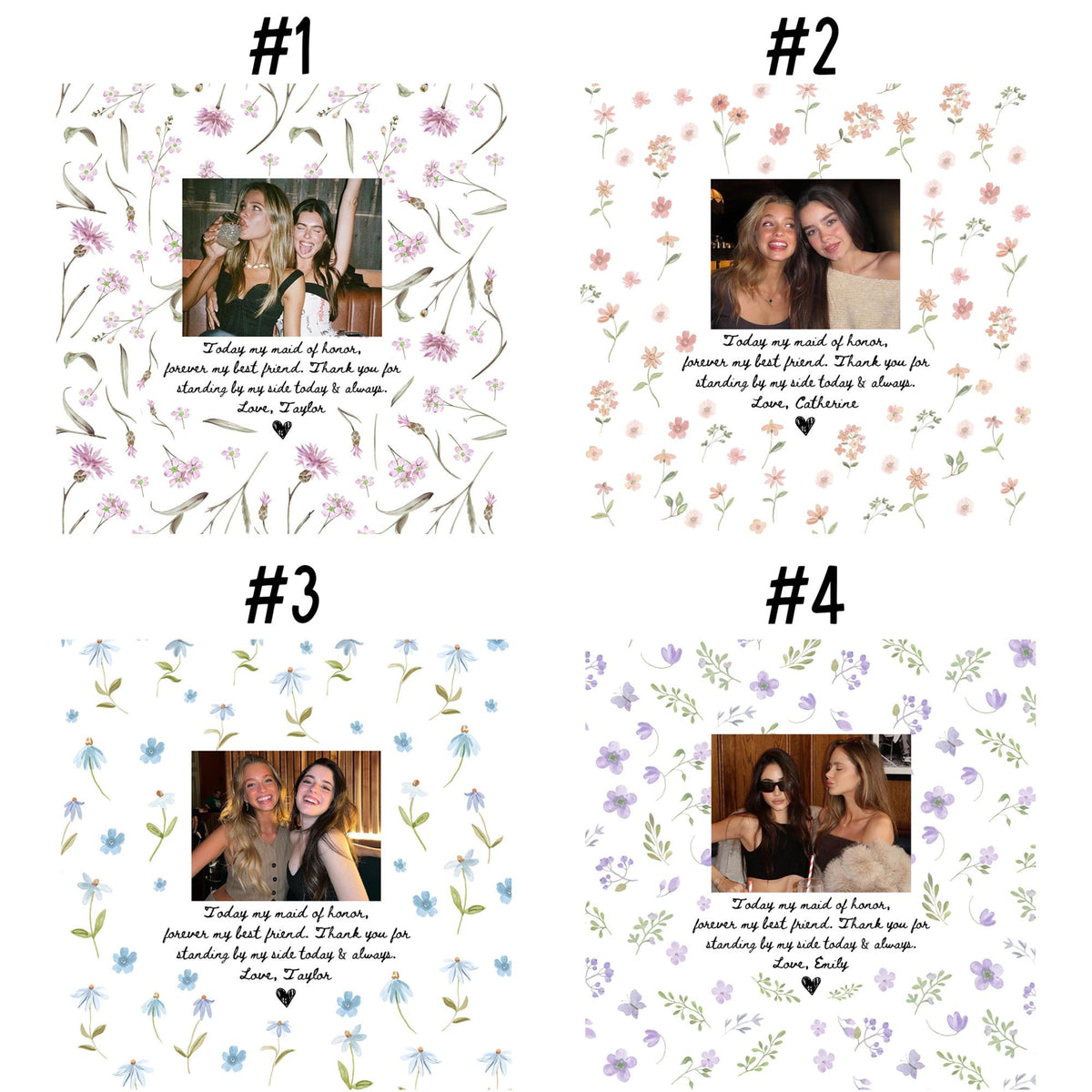 Personalized Photo Ring Dish: Bridesmaid Proposal Favors, Gift from Bride, Besties Sister Wedding Gift, MOH Trinket Tray, Bridal Party Gift ee74eaf7-71ea-45d2-b499-b20dc35358ff-banenr-flower.jpg